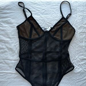 Netted bodysuit